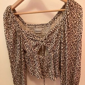 Urban Outfitters leopard top